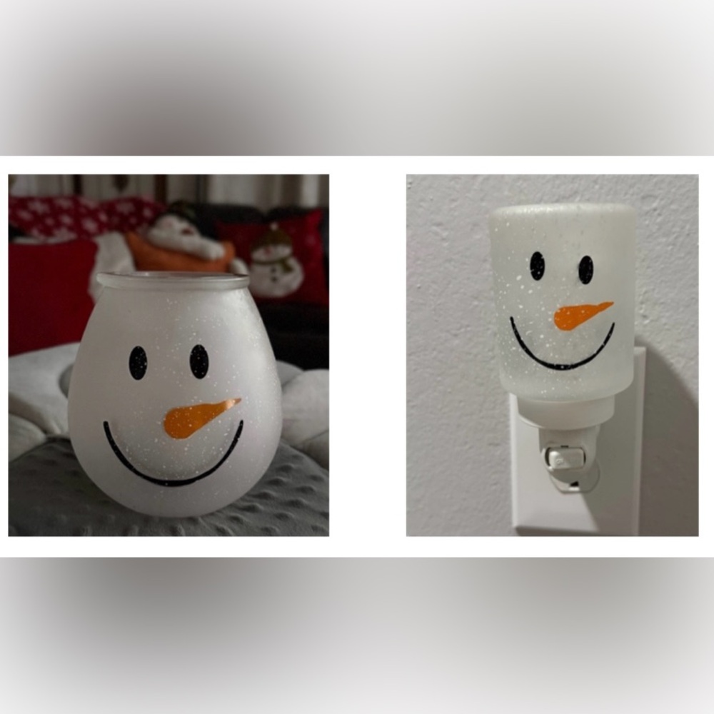 Scentsy Frosty Glow warmer SET